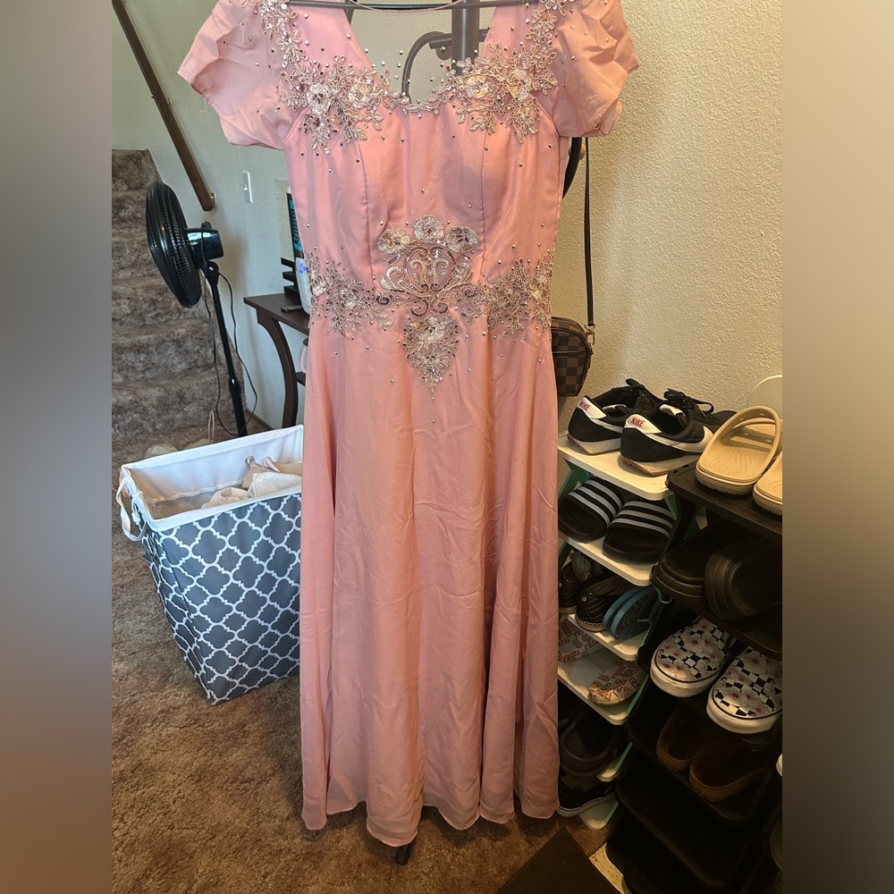 Long Pink Dress